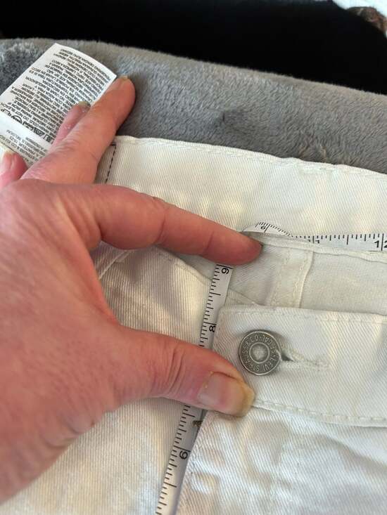 Levi’s white jeans size 32/30 - Picture 4 of 7